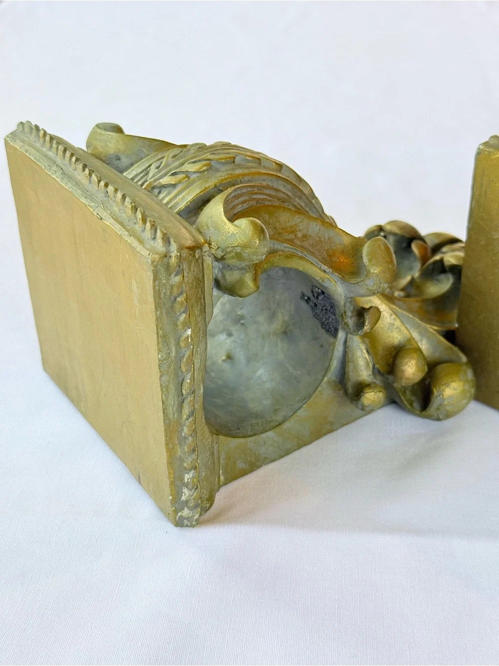 Ornate Gold Decorative Wall Corbel Pair - Home Accent